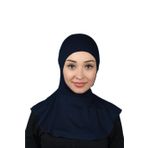 ALTOBEH Kadın Tesettür Pratik Boyunluklu Hijab - Sporcu Bone Lacivert