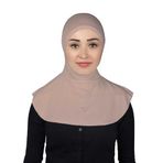 Altobeh Kadın Tesettür Pratik Boyunluklu Hijab - Sporcu Bone, Pudra