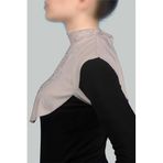 Altobeh Penye Tesettür Daire Yakalı Dantelli Boyunluk, Standart, T1077, AçıkLatte, kadın