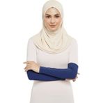 Altobeh Pratik Tesettür Kolluk Penye Namaz Kolluğu Düz - Açık Kot - Standart - Açık Mavi
