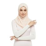 Altobeh Pratik Tesettür Kolluk Penye Namaz Kolluğu Düz Ekru