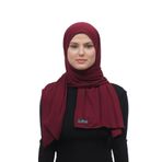 Altobeh Tesettür Penye Şal Düz, Koyu Bordo