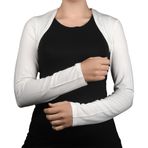Altobeh Uzun Kollu Tesettür Bolero, Ekru