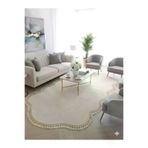 ALTUN CARPET ERSHTDFYJGUHKJIM Modern Kirem Çift Başli Post Pelüş Ponpon Saçakli Jel Kaymaz Taban Hali 12Ml Hav 2 Cm Kalinlik