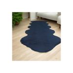 ALTUN CARPET GFHTRDFYHUJ Çift Kafa Tafşan Kurk Yeni Nesil Laciver Oval Modern Post Pelüş Kaymaz Hali Ev Tekstil