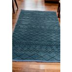 ALTUN CARPET ŞONİL MAVİ DOKUMA KİLİM MODERN PAMUK TABAN KAYMAZ ÖZELLİK EV TEKSTİL GFHD6TU7GH