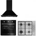 Altus 521 B Conic - 181 GID - 133 B Siyah Inox Eko 3'lü Ankastre Set