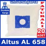 Altus AL 658 Bez 20 Adet Toz Torbası