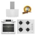 Altus Ala 322 W - 159 Dw - 510 W Turbo Beyaz Cam Ankastre Set