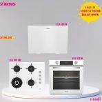 Altus Ankastre Set Beyaz Cam Set No 207 ( Ala 322 W - Ala 189 Dw - Ala 570 W)