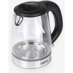 Altus Şeffaf Cam Kettle 1.7l, Modern ve Şık Tasarım, Güçlü Isıtma Özelliği - Ahşap - Beyaz