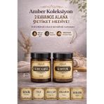 Alubrella Plastik Kavanoz Amber X2 ve 9'lu Gıda Etiket - 1
