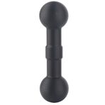 Alüminyum 17 mm top montaj uzatma adaptörü, 360° rotasyon uzatma çubuğu, araba havalandırma panosu için vantuz telefon tutucu, Garmin GPS montaj ile uyumlu - çift 17 mm top uzatma