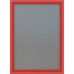 Alüminyum Açılır Kapanır Çerçeve Gönye Köşe - A3 - 30 x 42 cm - Kırmızı - 25MM