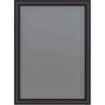 Alüminyum Açılır Kapanır Çerçeve Gönye Köşe - A3 - 30 x 42 cm - Siyah - 25MM
