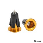 Alüminyum Alaşımlı Bisiklet Gidon Ucu 22-24 mm Kalibre Çubuklar İçin, Bisiklet, Dağ ve Yol Bisikletleri için Hafif Koruyucu, Birden Fazla Renk Mevcuttur (altın)