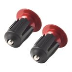Alüminyum Alaşımlı Bisiklet Gidon Ucu 22-24 mm Kalibre Çubuklar İçin, Bisiklet, Dağ ve Yol Bisikletleri için Hafif Koruyucu, Birden Fazla Renk Mevcuttur (kırmızı)