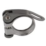 Alüminyum Alaşımlı Hızlı Bırakma Bisiklet Koltuğu Kelepçesi, Yol Dağ Katlanır Bisikletleri için 34,9 mm Seatpost Yaka, Aletsiz Yükseklik Ayarı, Hafif Aksesuar (Titanyum)