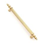 Alüminyum Asos Boru Kulp Lüks Modern Dolap Mutfak Çekmece Vestiyer Kulp - Altın - 288 mm