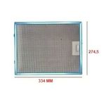 Alüminyum Aspiratör Filtre 274,5X334 Mm