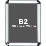 Alüminyum B2 50x70cm Çerçeve Rondo Köşe Aç Kapa Açılır Kapanır - 1 Adet 50 x 70 CM