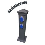 Alüminyum Bahçe Elektrik Prizi 0.9x0.9x50cm