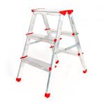 Alüminyum Çift Çıkışlı 3 Basamaklı Merdiven( 68 Cm) ( Accm.01)