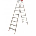 Alüminyum Çift Çıkışlı 9 Basamaklı Merdiven ( 2 Metre) ( Accm.07)