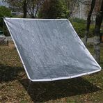 Alüminyum Folyo Güneş Yeleği Gölgelik Kumaş Bahçe Bitkileri için %99 Güneş Koruması Sundurma Pergola için Sera Yalıtımı Soğutma Ağı (Boyut: 2×8m/7×26ft Renk: Beyaz)