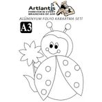Alüminyum Folyo Kabartma Seti A3 30X40 Cm 1 Paket Aliminyum Folyo Seti Kabartma Seti Sanatsal Hobi El Becerisi Geliştir