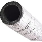 Alüminyum Folyo Kaplı İzolasyon Borusu 28 mm İç Çapında PU Boru Yalıtım Kılıfı Köpüğü (2 METRE)
