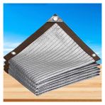 Alüminyum Gölgelik Ağı Carports Seralar Çiçekler ve Bitkiler için %75 UV Koruması Dayanıklı Güneşlik Örgüsü (Boyut: 3x7m / 9,8x23ft)