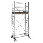 ALÜMİNYUM İSKELE 5 METRE TELESKOPİK (SAR7509) 2 x 2,5 = 5 METRE