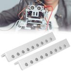Alüminyum Kanal, Kararlı Dayanıklı Güvenli Firma 3103-0009-0080 L-Şekilli Alüminyum Kanal 12x12x80mm, Robotik Alanı için Robot Yarışması için 9 Delikli