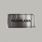 Aluminyum Kapı Isimliği Pazarlama Yazılı Arkası Yapışkanlı 10X20 cm - 1 Adet