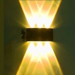Alüminyum Kasa Çift Yönlü Led Aplik 6W Amber