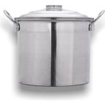 Alüminyum Kazan 17,50 Litre 32 cm Çamaşır ve Mısır Kazanı Gümüş Renk - Altın - Gümüş - Bakır - Seçenek 1