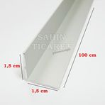 Alüminyum Köşe Profili Alüminyum Köşebent L Profil Gri ( 1,5 Cm X 1,5 Cm X 100 Cm)
