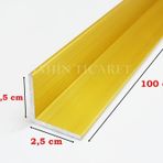 Alüminyum Köşe Profili Alüminyum Köşebent L Profil Sarı ( 2,5 Cm X 2,5 Cm X 100 Cm)