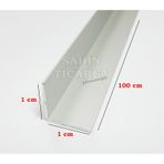 Alüminyum Köşebent Alüminyum Köşe Profil Gri 1 Cm X 1 Cm X 100 Cm