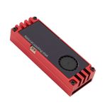Alüminyum NVME M.2 SSD Soğutucu Soğutma Sebzesi Sağlam yapı Ve çift Termal Pedlere Sahip M.2 arayüzü 22x80mm Kullanıcılar (kırmızı)