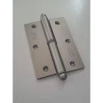 Alüminyum Okka Menteşe Saten Sol (Güven-İş) ( 4 X 10 Cm)