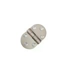 Alüminyum Oval Menteşe 4 Cm (40X68x3,3 Mm) – Kalın Gövdeli Dayanıklı Kapı & Dolap Menteşesi 10 Adet Set