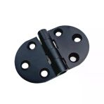 Alüminyum Oval Menteşe Siyah | Ölçü 4 Cm / 68 Mm | 5 Adet