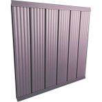 Alüminyum Panel Radyatör Ekol 600 Serisi - Antrasit - Gri - 140 CM