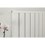Alüminyum Panel Radyatör Ekol Model 600 Mm X 1000 Mm Ral 9010 Kırık Beyaz