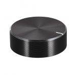 Aluminyum Pot Basligi 30Mm 6Mm Tirtikli Mil Siyah Metal Rotary Enkoder Potansiyometre Ses Kontrol