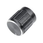 Alüminyum Pot Başlığı 6mm Tırtıklı Mil 6mm Siyah Metal Potansiyometre Rotary Enkoder Ses Voltaj