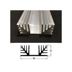 Alüminyum Soğutucu Profil Led Soğutma Profili 88 X 35 Mm 507963122
