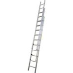 Alüminyum Üç Çıkışlı Ptt Tip Sürgülü Merdiven 200cm X 3